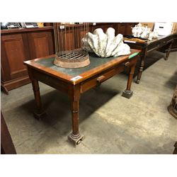 ANTIQUE 2 DRAWER OFFICE DESK