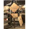 Image 2 : DISTRESSED METAL BOAR CROSSING SIGN & NOTHING FOR 67 MILES SIGN