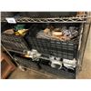 Image 2 : MOBILE METRO RACK WITH ASSORTED HARDWARE - BINS NOT INCLUDED