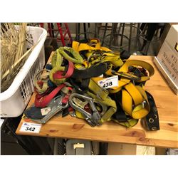 LOT OF ASSORTED FALL ARREST GEAR