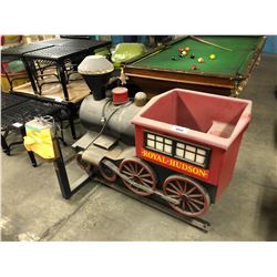 METAL MOTORIZED KIDS TRAIN RIDE