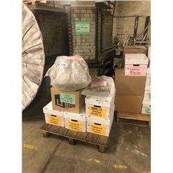 PALLET OF ASSORTED KITCHENWARE & FLANGES