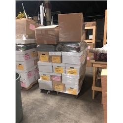 PALLET OF ASSORTED SET DEC: FAKE BOLTS, ELECTRICAL BOXES & MORE