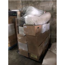 PALLET OF ASSORTED SET DEC: FRAMES, PILLOWS & MORE