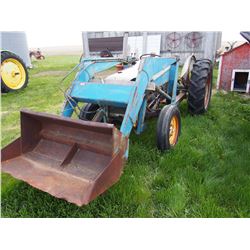 Ford 8N Running Antique Tractor W/ Loader, 3PH