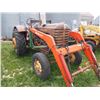 Image 2 : Massey Harris 444 W/ Front End Loader, Running Antique Tractor