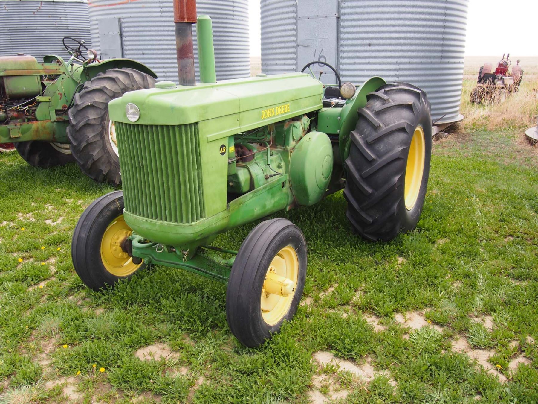 John Deere AR Running Antique Tractor