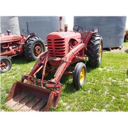 Massey 44 W/ Loader Running Antique Tractor