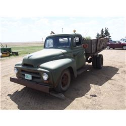 International Truck 1 Ton Gas, Box And Hoist, Split Back Window, 6 Cylinder