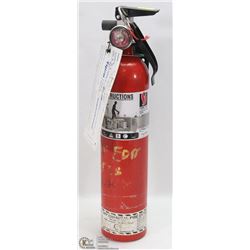 2.5LB FIRE EXTINGUISHER CHARGED AND PINNED CLASS