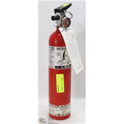 2.5LB FIRE EXTINGUISHER CHARGED AND PINNED CLASS