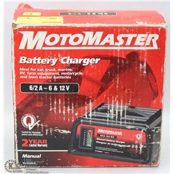 MOTOMASTER BATTERY CHARGER 6/2A - 6 & 12V