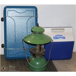 CAMPING GEAR  LOT INCL SEARS COLEMAN 2 MANTLE LANTERN  (NO GLOBE),