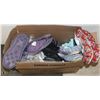 Image 1 : BOX OF NEW SLIPPERS, GIFT CARDS & MORE