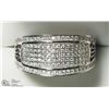 Image 2 : 1) STERLING SILVER CZ MEN'S RING