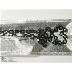 8) STERLING STEEL MEN'S BLACK CHAIN 24" NECKLACE