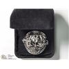 Image 2 : 28) ST. SILVER 'GRIM REAPER' SHAPED MENS RING