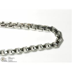 33) STAINLESS STEEL MENS BRACELET NECKLACE SET
