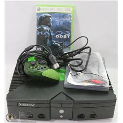 BLACK X BOX  WITH POWER CORD, 1 CONTROLLER