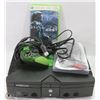 Image 1 : BLACK X BOX  WITH POWER CORD, 1 CONTROLLER