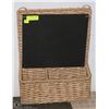 Image 1 : WICKER BASKET CHALKBOARD