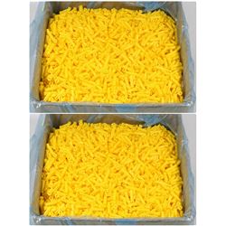 2 CASES OF YELLOW PLASTIC PLUGS