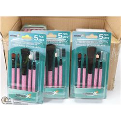 #20-CASE OF COSMETIC BRUSH SET PLASTIC NATURAS