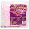 Image 1 : 1LB BAG OF 100% ACRYLIC YARN BABY PINK & WHITE