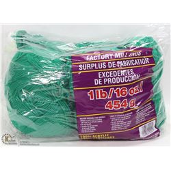 1LB BAG OF 100% ACRYLIC YARN GREEN