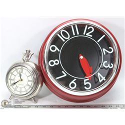 2 NEW SHOW HOME WALL DECOR CLOCKS