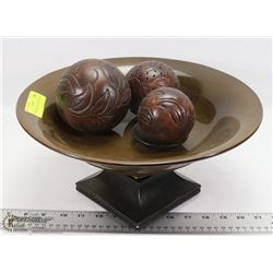 CENTER PIECE BOWL WITH BALLS