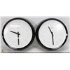 Image 1 : FLAT WITH TWO BLACK & WHITE CLOCKS