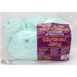 1LB BAG OF 100% ACRYLIC YARN TURQUOISE