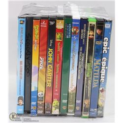 BUNDLE OF 12 KID'S DVD MOVIES - KIDS