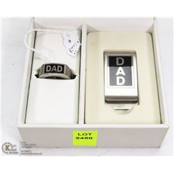 NEW MEN'S "MY DAD-MY HERO" JEWELRY