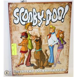 METAL SCOOBY DOO WALL PICTURE