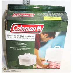 NEW COLEMAN 5 GALLON WATER CARRIER