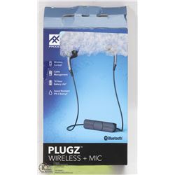 IFROGZ PLUGZ WIRELESS+MIC EARPHONES GRAY