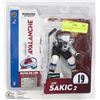 Image 1 : SEALED MCFARLANE NHL JOE SAKIC 2 SERIES 9 2004