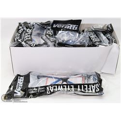 NEW CASE WITH 12 PAIRS OF ENCON SAFETY GLASSES
