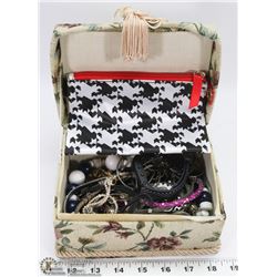 DECORATIVE TREASURE CHEST W/ CONTENTS