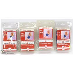 LOT OF 4 TENNIS WRIST BRACES