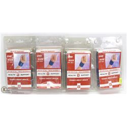 LOT OF 4 TENNIS WRIST BRACES