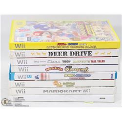 BUNDLE OF WII AND WII-U GAMES