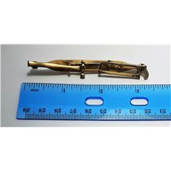 5 - VINTAGE GOLD TONE ANSON TIE CLIP