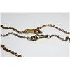 Image 2 : 11 - 20" "R" GOLD CHAIN & 16" STERLING