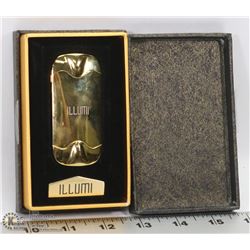 ILLUMI ELECTRIC RECHARGEABLE BLACK LIGHTER IN CASE