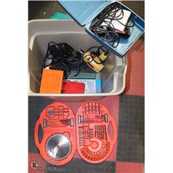 TOTE WITH VARIOUS TOOLS