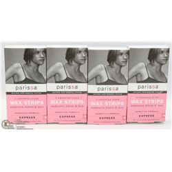 4 BOXES OF PARISSA WAX STRIPS