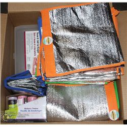 BOX OF STORE CLOSURE MERCHANDISE, INCLUDING: